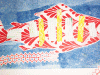 Relief print. Fish