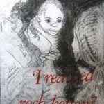 I reached Rock Bottom Print by Jackie Fisher. Stockport College.