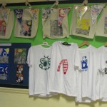 t shirts and shopping bags