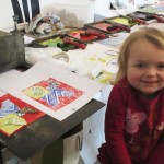 half term printing with Alan Birch